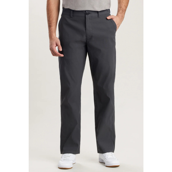 Union Bay Rainier UB Tech Travel Pants Fixed Waistband UPF50 Gray Size 38X30 NWT - Picture 1 of 9